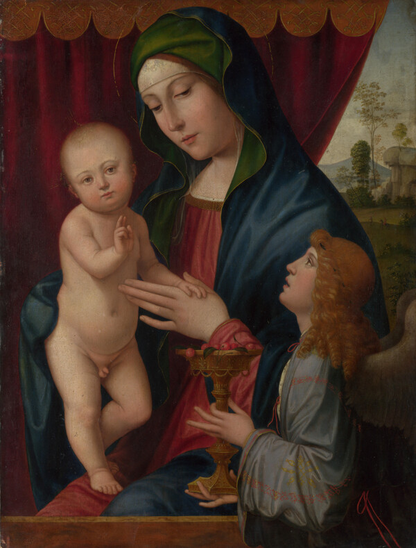 圣母玛利亚油画