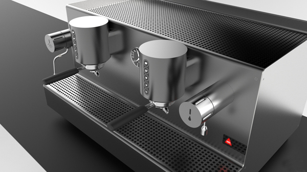 多功能的黑色咖啡机jpg素材