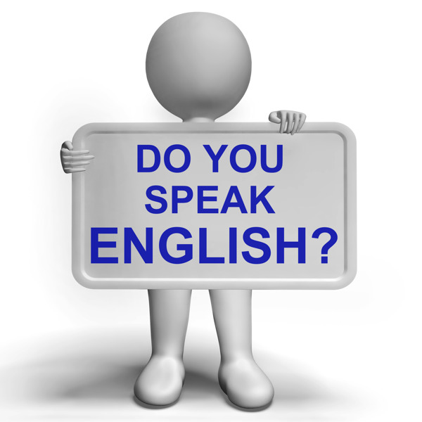 你会说英文的标志语言学习