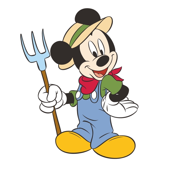 印花矢量图米老鼠米奇迪士尼可爱卡通免费素材