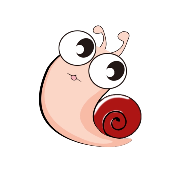 卡通小蜗牛