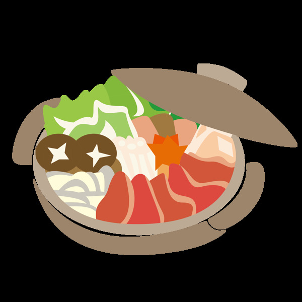 砂锅免抠图素材