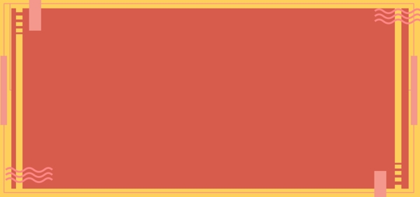 红黄anner背景设计