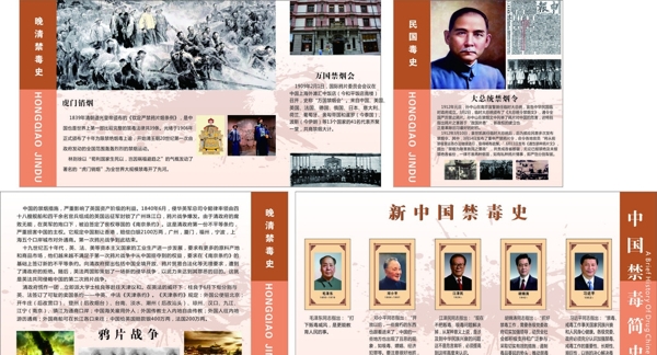 中国禁毒历史宣传
