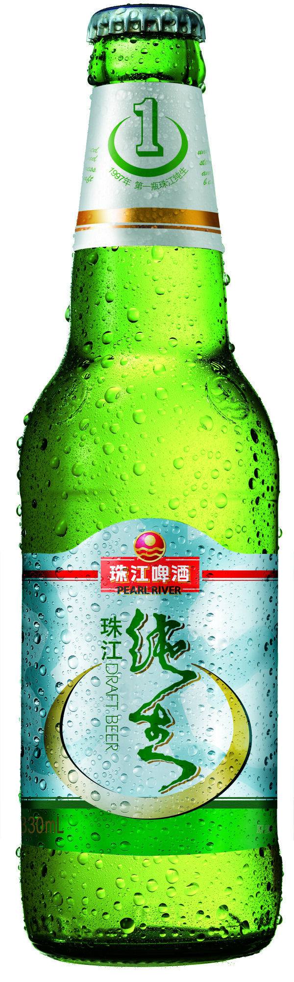 纯生啤酒瓶图片