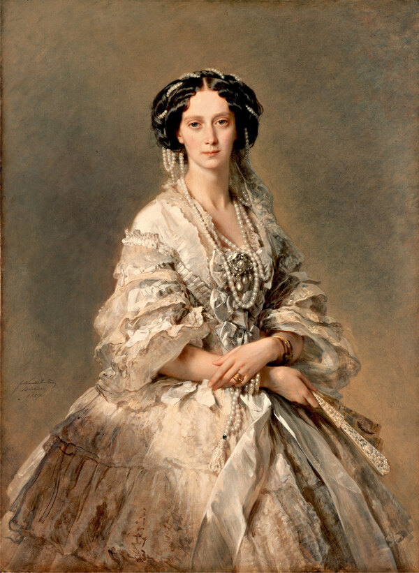 弗朗索瓦德罗芙娜肖像油画图片