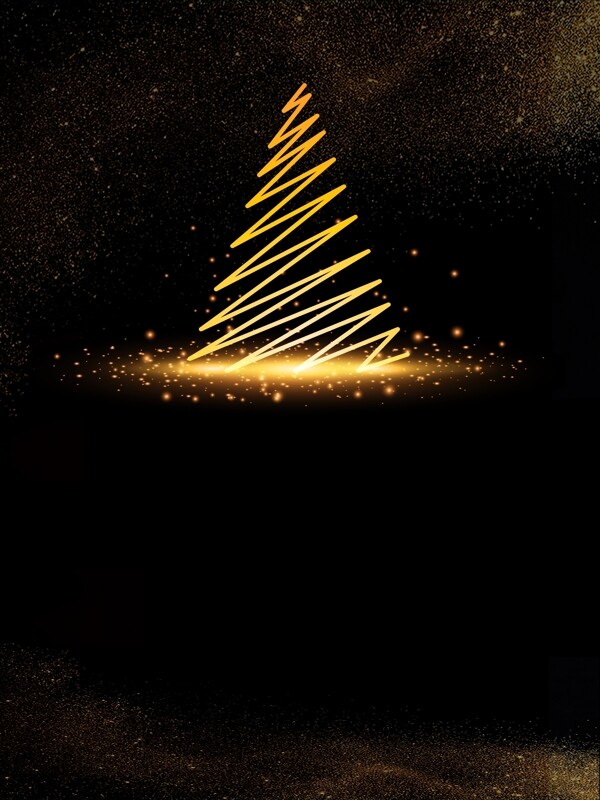 黑金大气圣诞背景设计