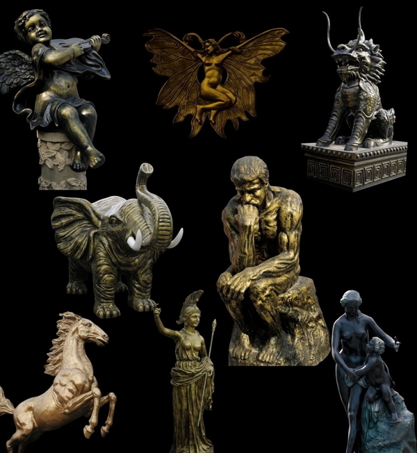 欧式经典雕塑图片