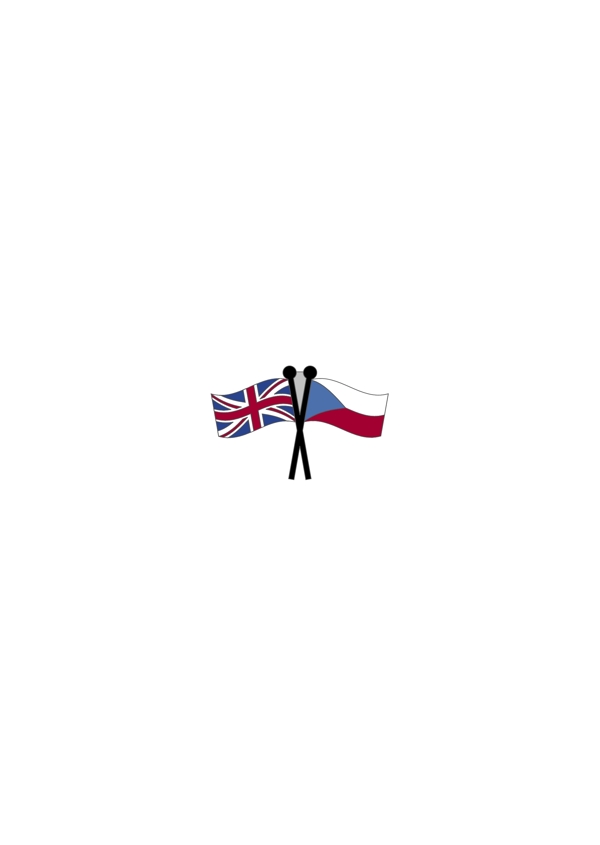 CzechRepublicandUnionJackFlaglogo设计欣赏CzechRepublicandUnionJackFlag工厂LOGO下载标志设计欣赏