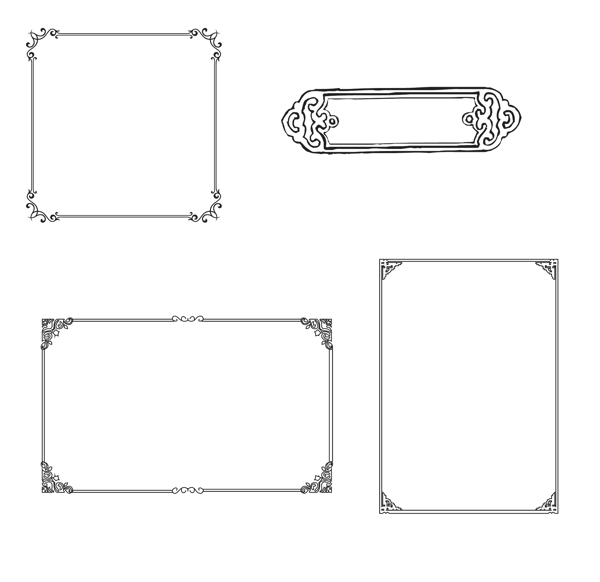 边框花纹底纹欧式图片