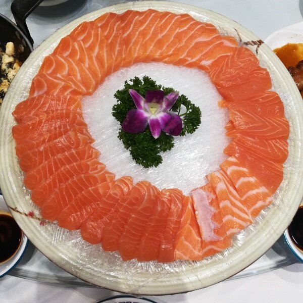 三文鱼美食菜单