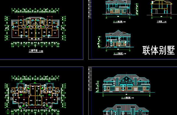 联排别墅建筑方案图