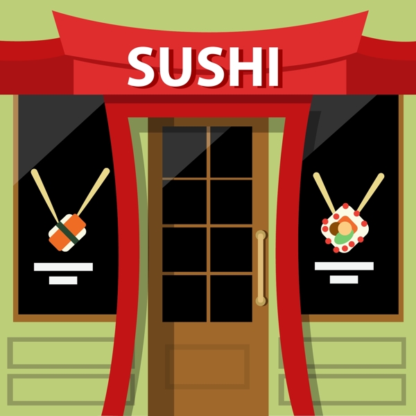 寿司店铺设计