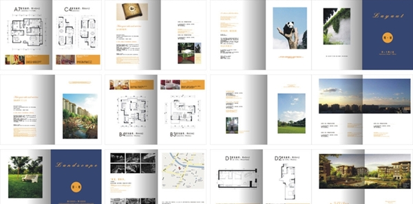 楼盘宣传画册图片