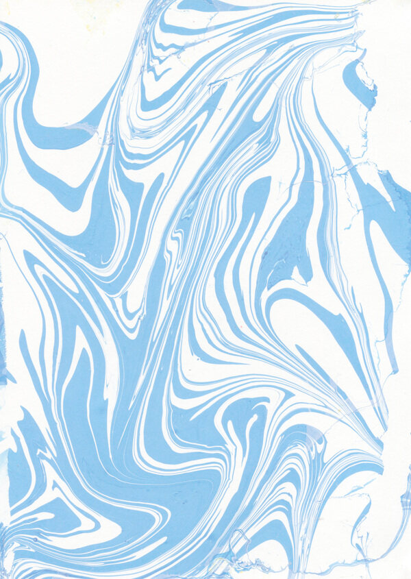 海洋气息清新蓝色波纹纹理壁纸图案装饰设计