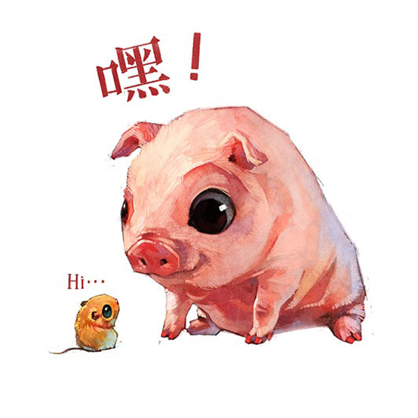 位图插画卡通插画中国艺术效果免费素材
