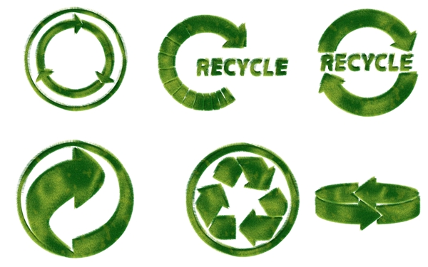 绿色环保标志设计图片