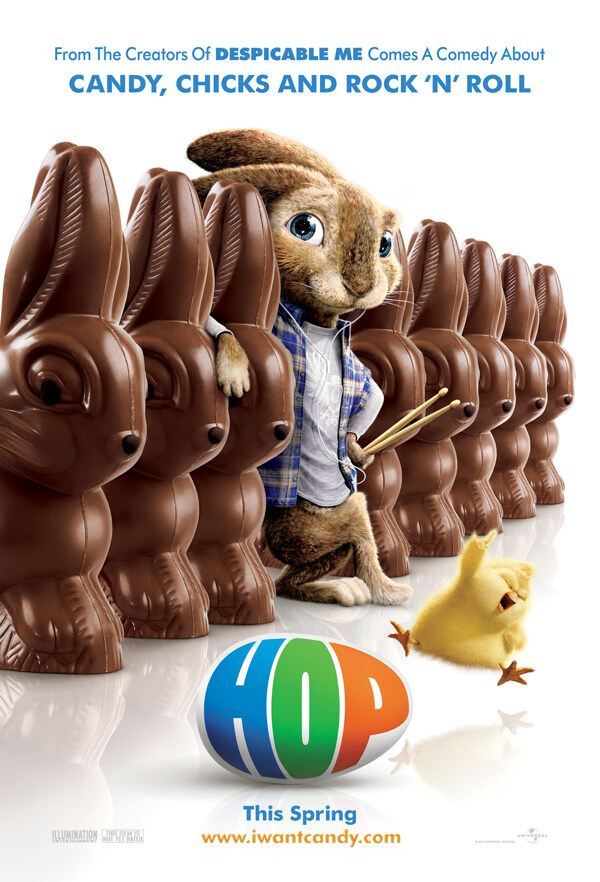 hop复活节兔子海报图片