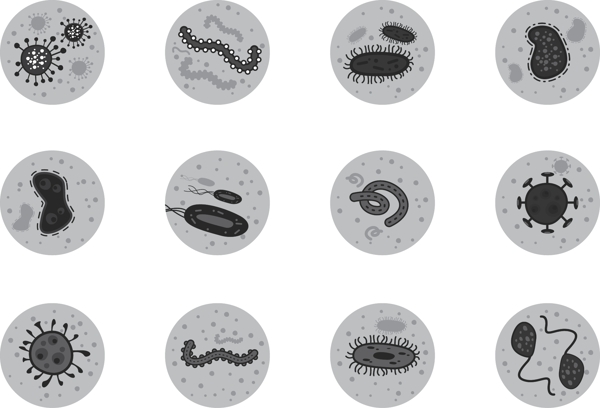 细菌图标素材