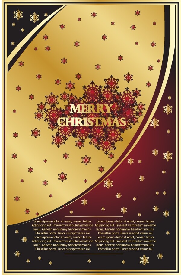 圣诞海报设计矢量素材