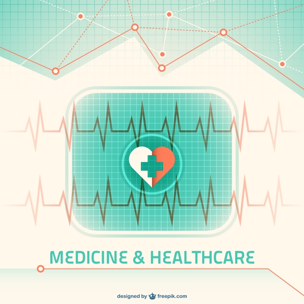 矢量医学背景图片