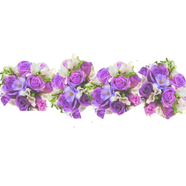 唯美紫色小花朵