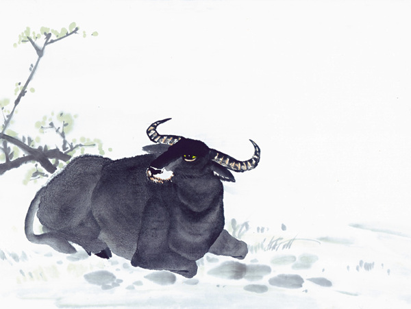 动物老鼠水牛黄牛老虎泥鳅蛇马中华艺术绘画
