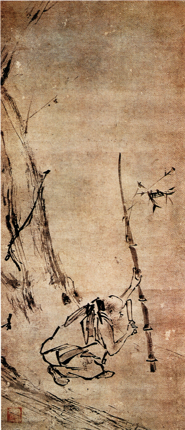 古代人物油画背景图片