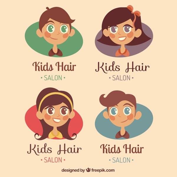 儿童美发店标识收藏