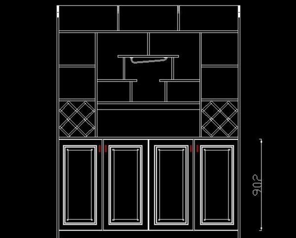 厅酒柜设计方案