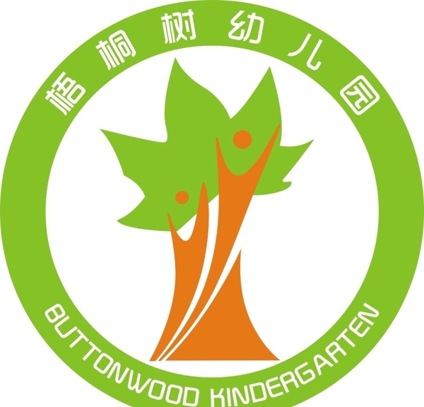 卡通幼儿园logo