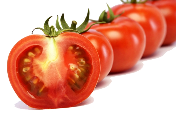切开的番茄PSD