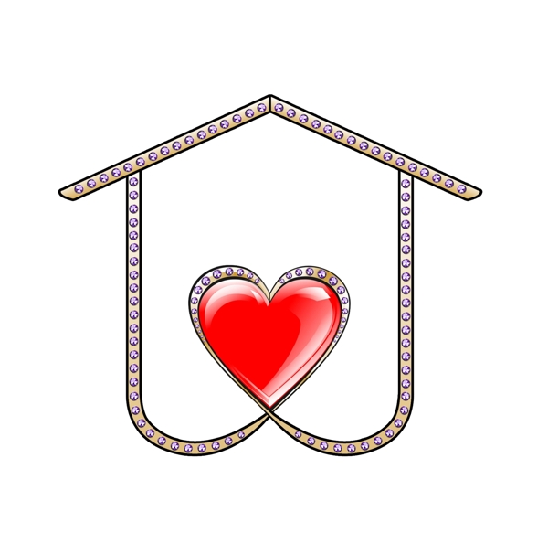 心形家园logo图片