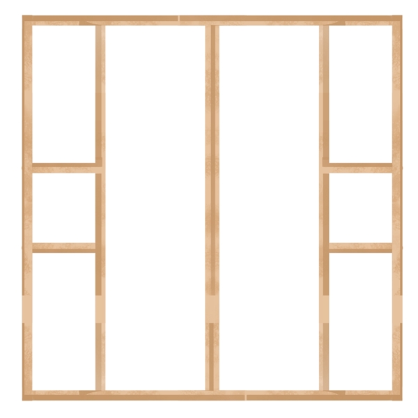 木框窗户图案