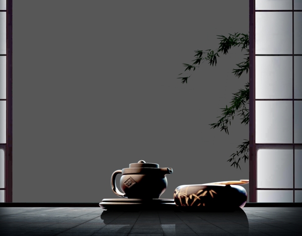 中式地产茶壶图片