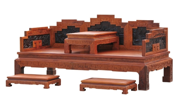中式古典红木罗汉椅图片