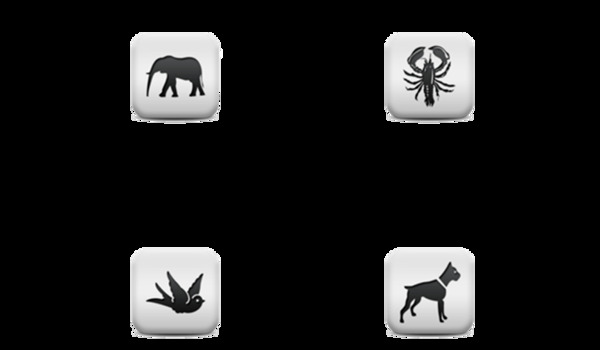 动物按钮图标icon