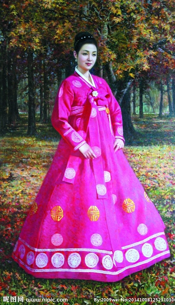 朝鲜族妇女图片