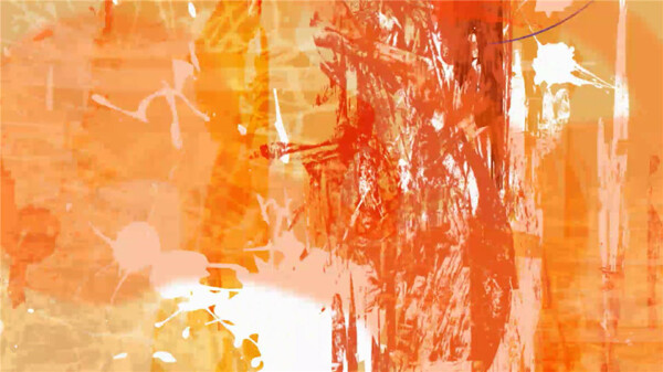 温暖橙色手绘涂鸦背景装饰素材