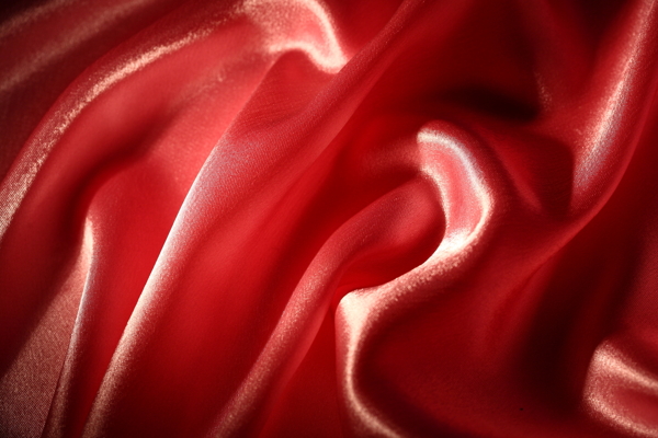 红色丝绸