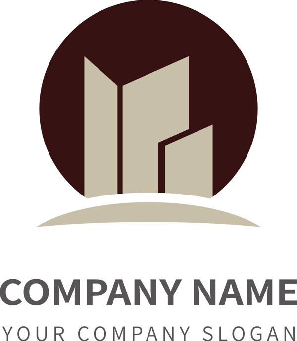 原创房地产logo设计矢量图商务