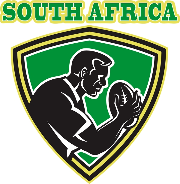 橄榄球运动员南非盾