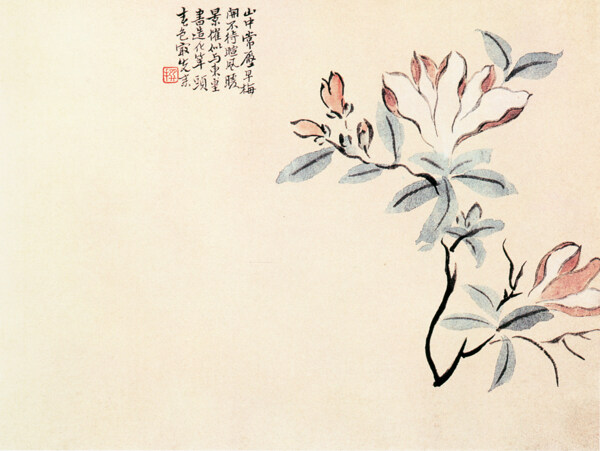折枝花卉图图片