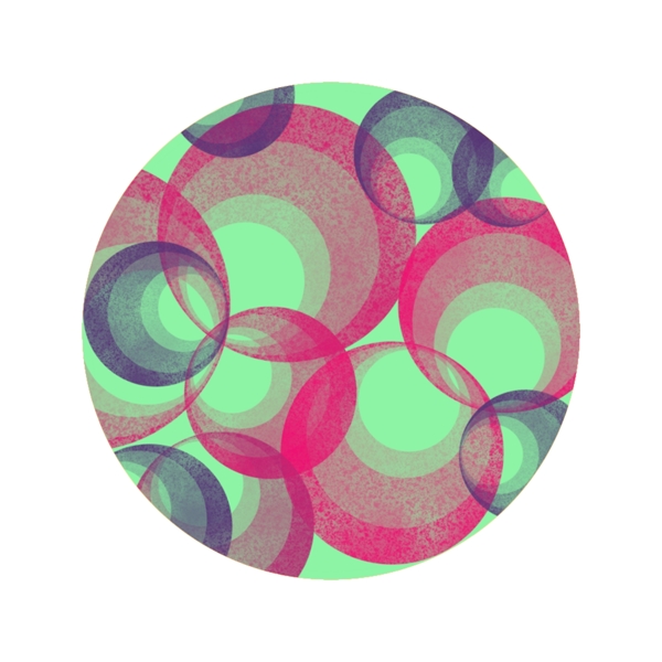 抽象圆圈艺术球体
