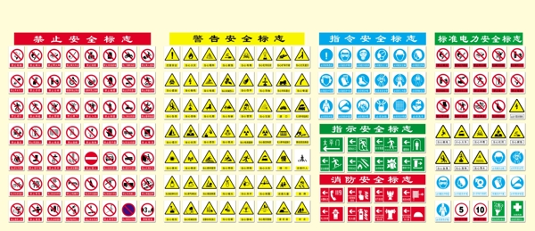警示标志大全图片