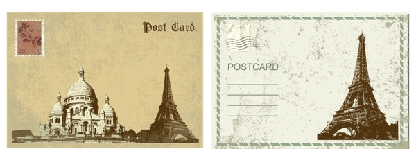 复古邮票图片