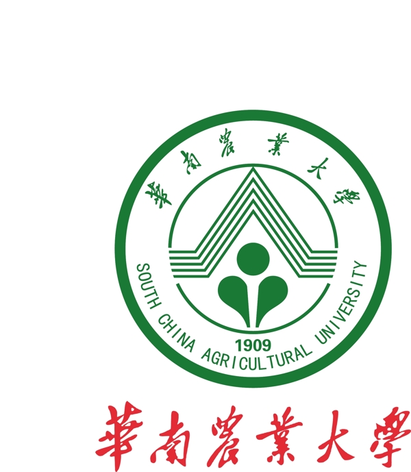 华南农业大学校徽图片
