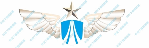 空军警徽臂章标志LOG