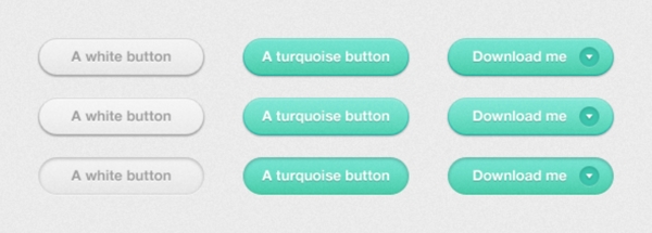 绿色简单UI设计图标按钮素材下载