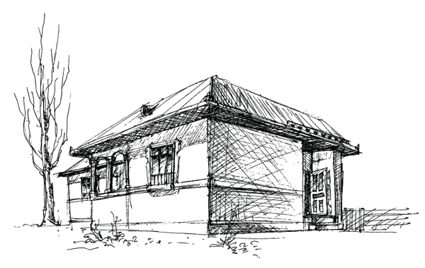 老房子的草图